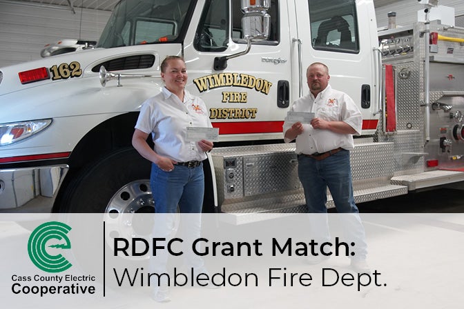 Wimbleton Fire Department RDFC grant